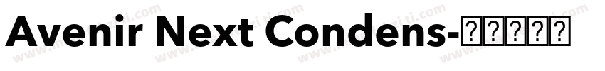 Avenir Next Condens字体转换